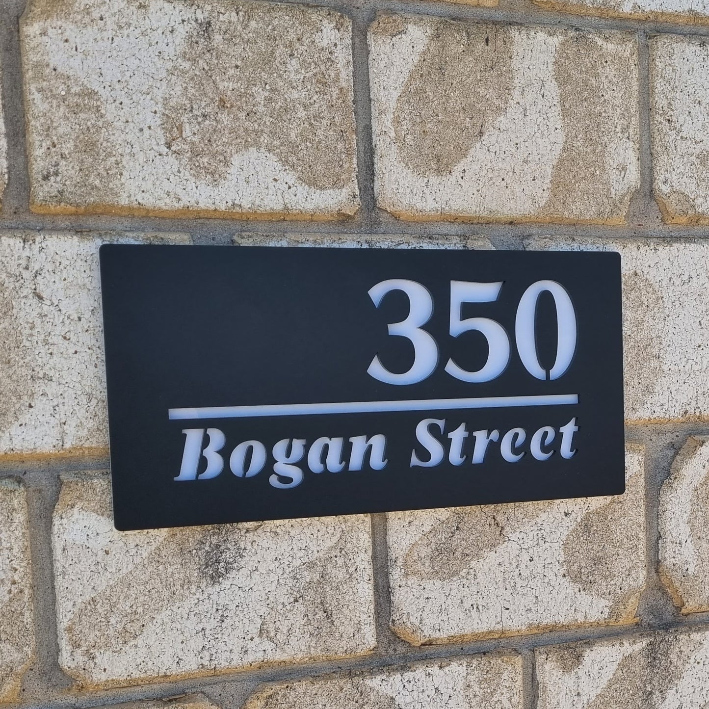 Acrylic Sign 400 x 200