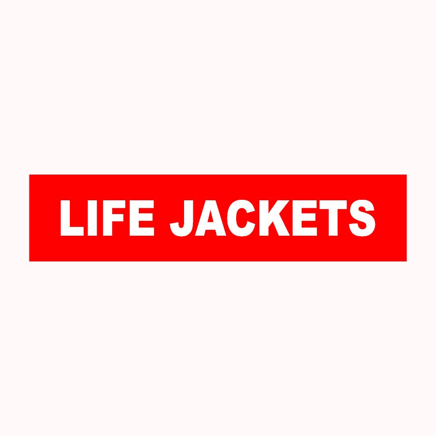 Life Jacket Sign