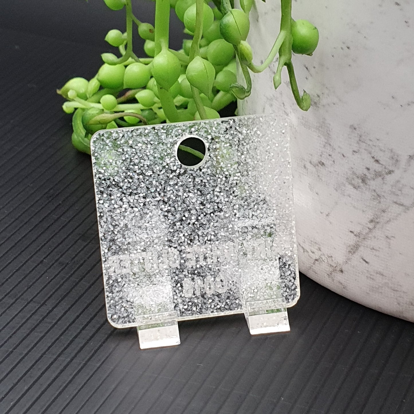 ED003 2pc 28.5mm Dangle Earring Blank with 14mm Topper Blank - sold as pairs - cut to order