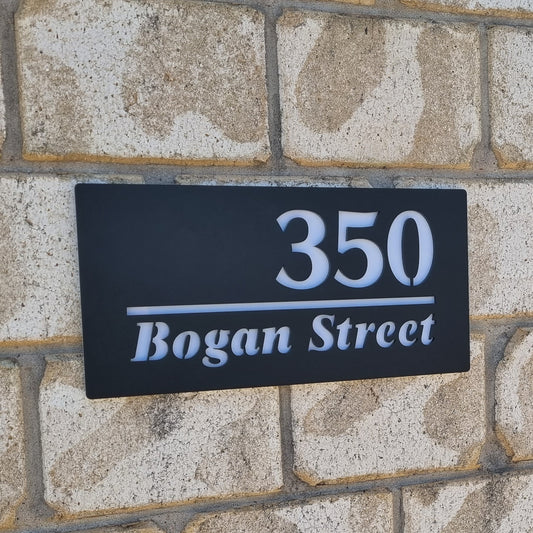 Acrylic Sign 400 x 200