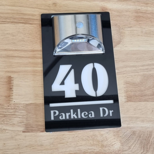 Acrylic Sign V1 150 x 250