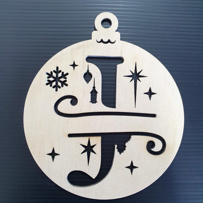 Timber Christmas Bauble Ornament