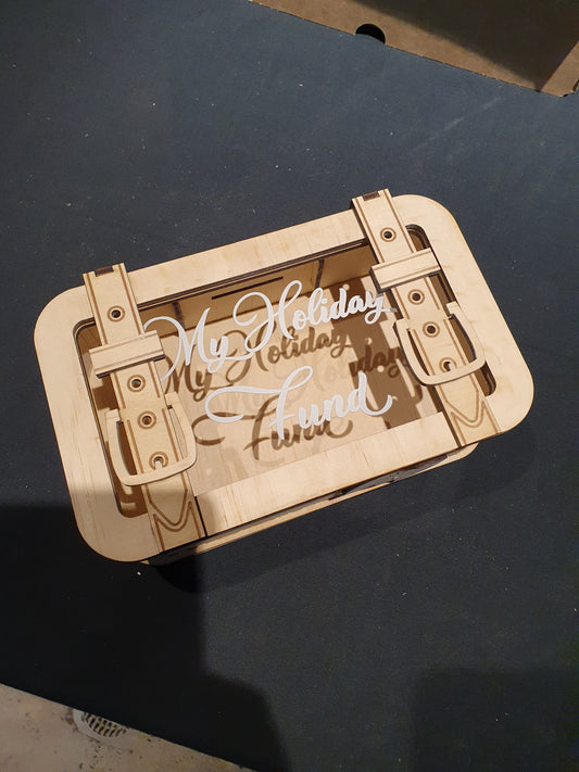 Wooden Money Box