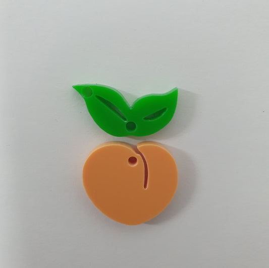 ED019 2pc 18mm Dangle Blank with 11mm Topper Blank - sold as pairs - cut to order