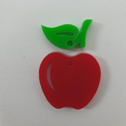 ED020 2pc 21mm Dangle Blank with 14mm Topper Blank - sold as pairs - cut to order