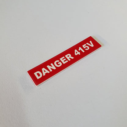 Danger 415V Sign