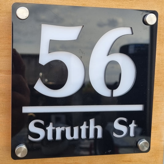 Acrylic Sign 150 X 150