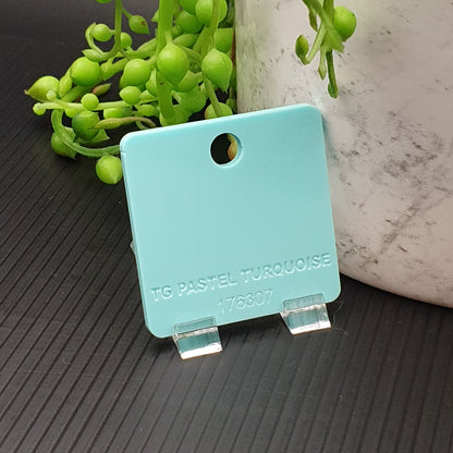 12 MM Acrylic Earring Topper Blanks with 2 mm hole cut to order - sold as pairs