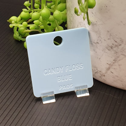 14 MM Acrylic Earring Topper Blanks with 2 mm hole cut to order - sold as pairs
