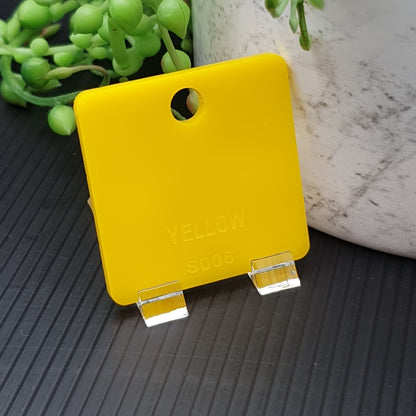 ED007 2pc 30mm Dangle Blank with 16mm Topper Blank - sold as pairs - cut to order