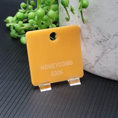 12 MM Acrylic Earring Topper Blanks with 2 mm hole cut to order - sold as pairs
