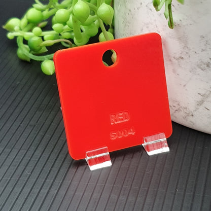 18 MM Acrylic Earring Topper Blanks with 2 mm hole cut to order - sold as pairs
