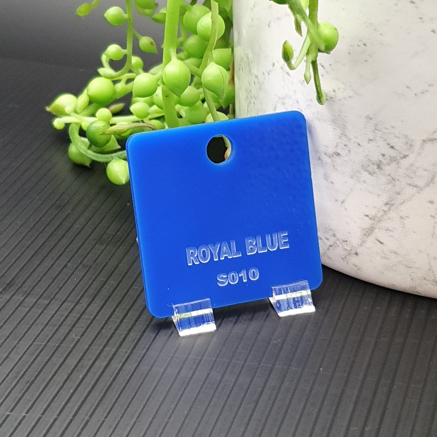 14 MM Acrylic Earring Topper Blanks with 2 mm hole cut to order - sold as pairs