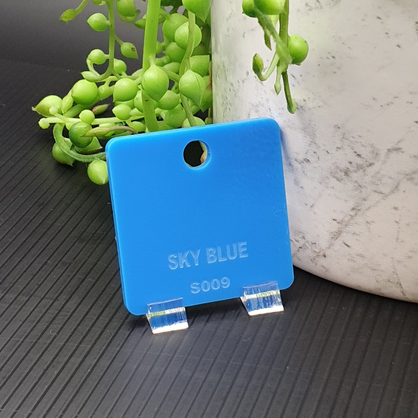 18 MM Acrylic Earring Topper Blanks with 2 mm hole cut to order - sold as pairs
