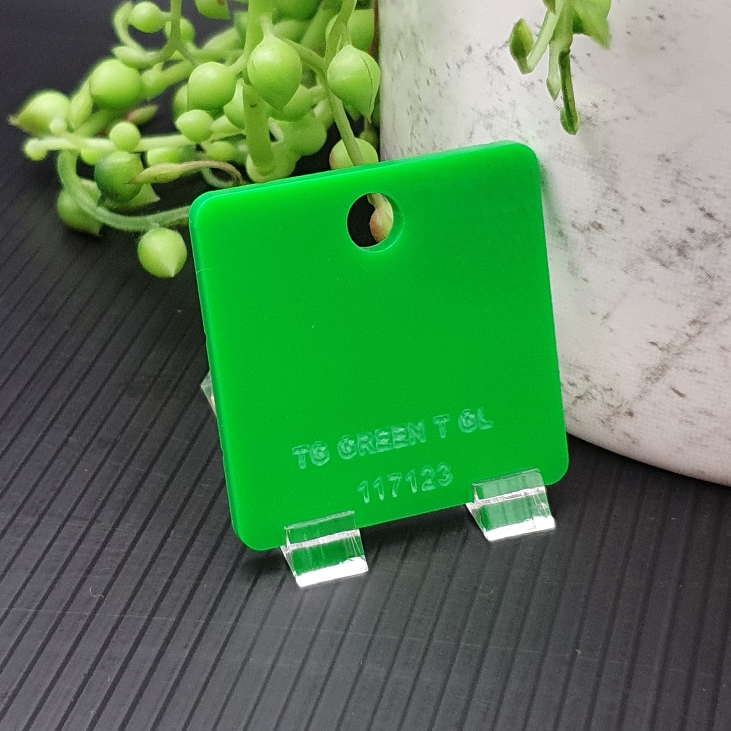 14 MM Acrylic Earring Topper Blanks with 2 mm hole cut to order - sold as pairs