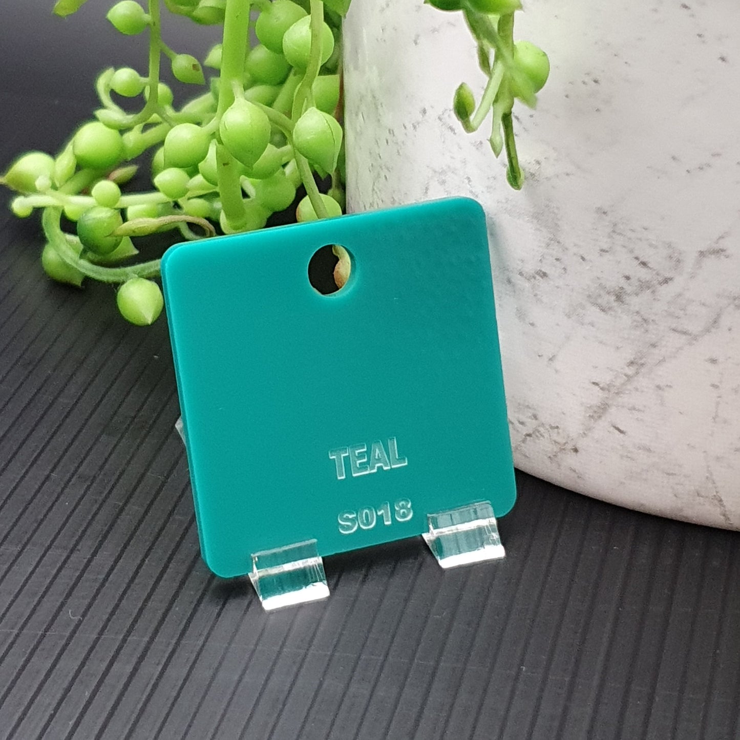 16 MM Acrylic Earring Topper Blanks with 2 mm hole cut to order - sold as pairs