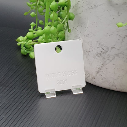 14 MM Acrylic Earring Topper Blanks with 2 mm hole cut to order - sold as pairs