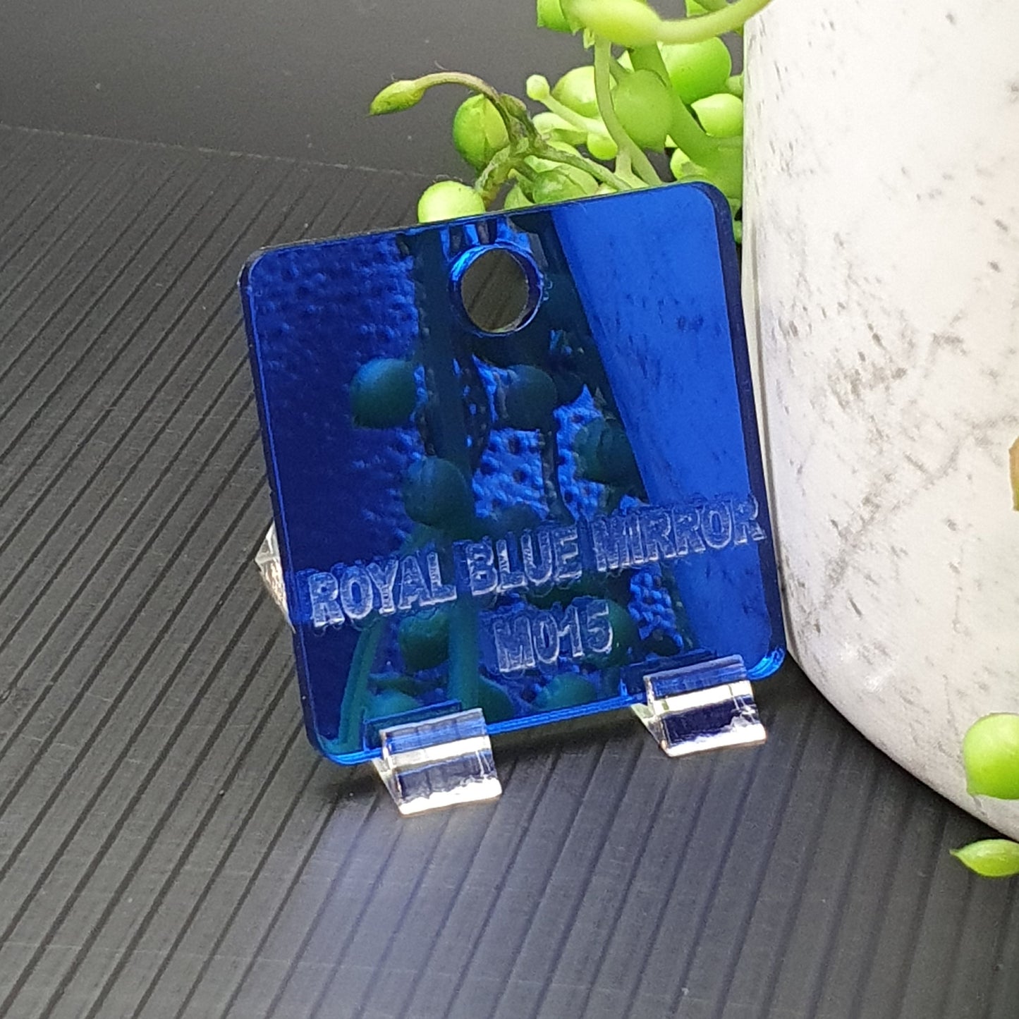 14 MM Acrylic Earring Topper Blanks with 2 mm hole cut to order - sold as pairs