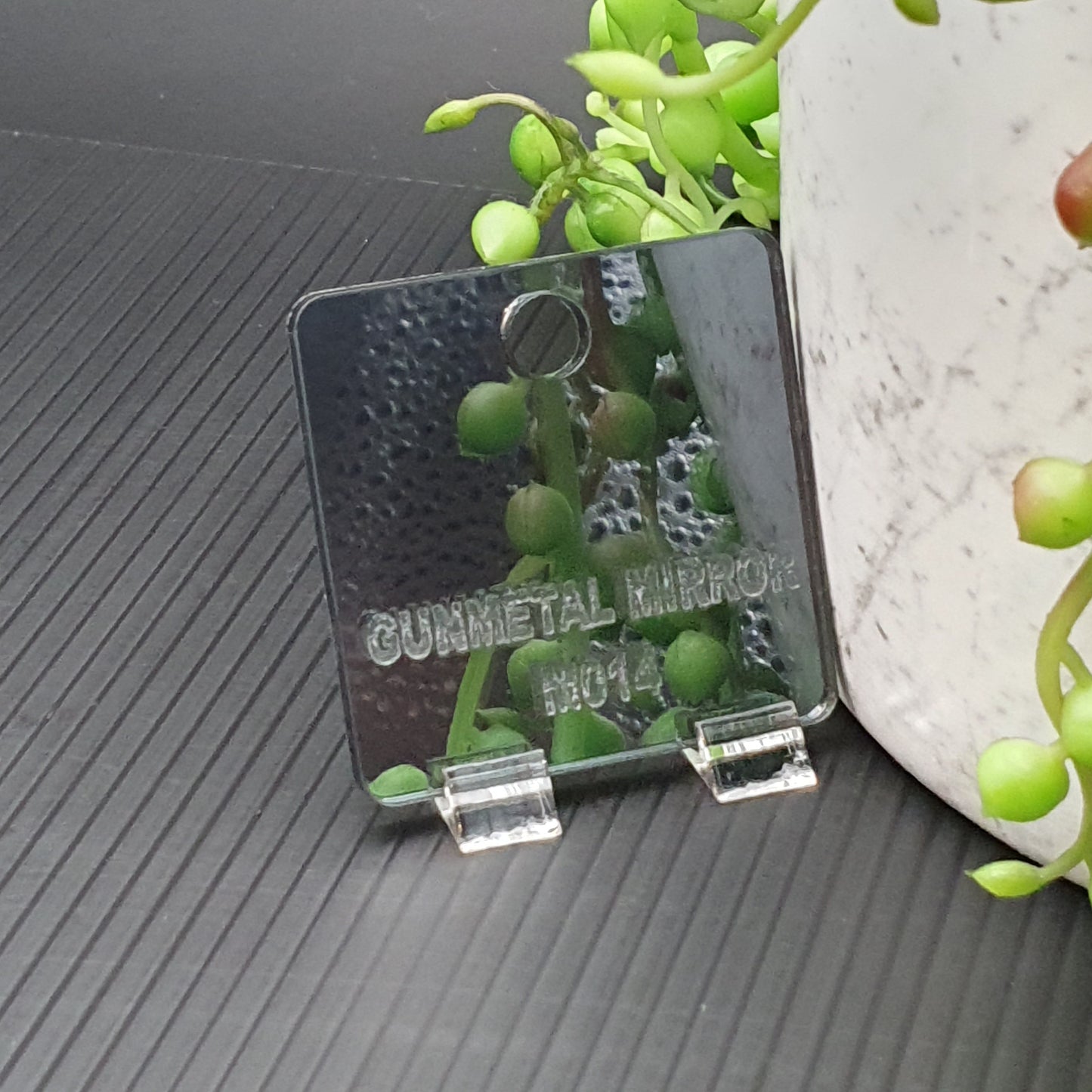 12 MM Acrylic Earring Topper Blanks with 2 mm hole cut to order - sold as pairs