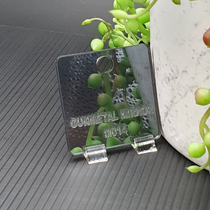 12 MM Acrylic Earring Topper Blanks with 2 mm hole cut to order - sold as pairs