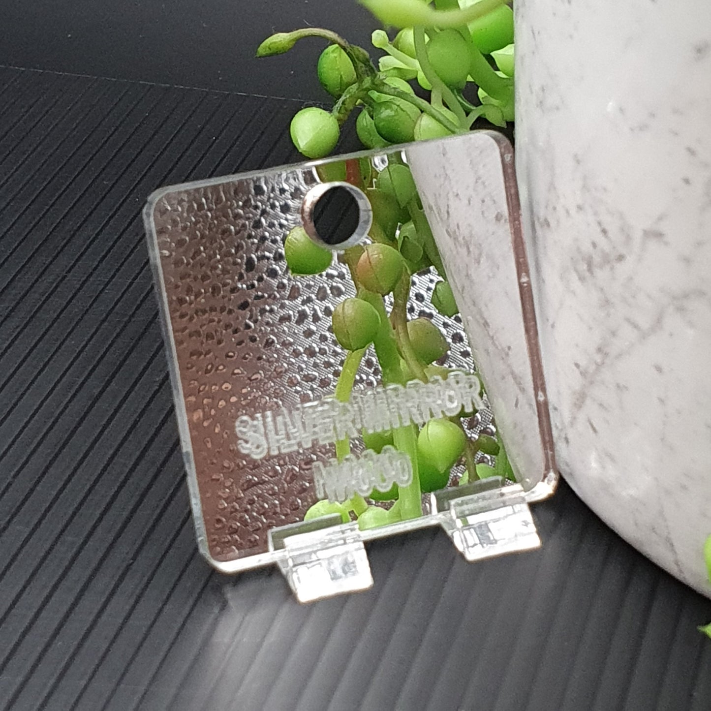 12 MM Acrylic Earring Topper Blanks with 2 mm hole cut to order - sold as pairs