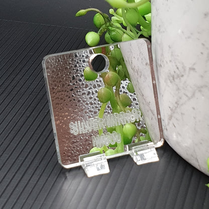 12 MM Acrylic Earring Topper Blanks with 2 mm hole cut to order - sold as pairs