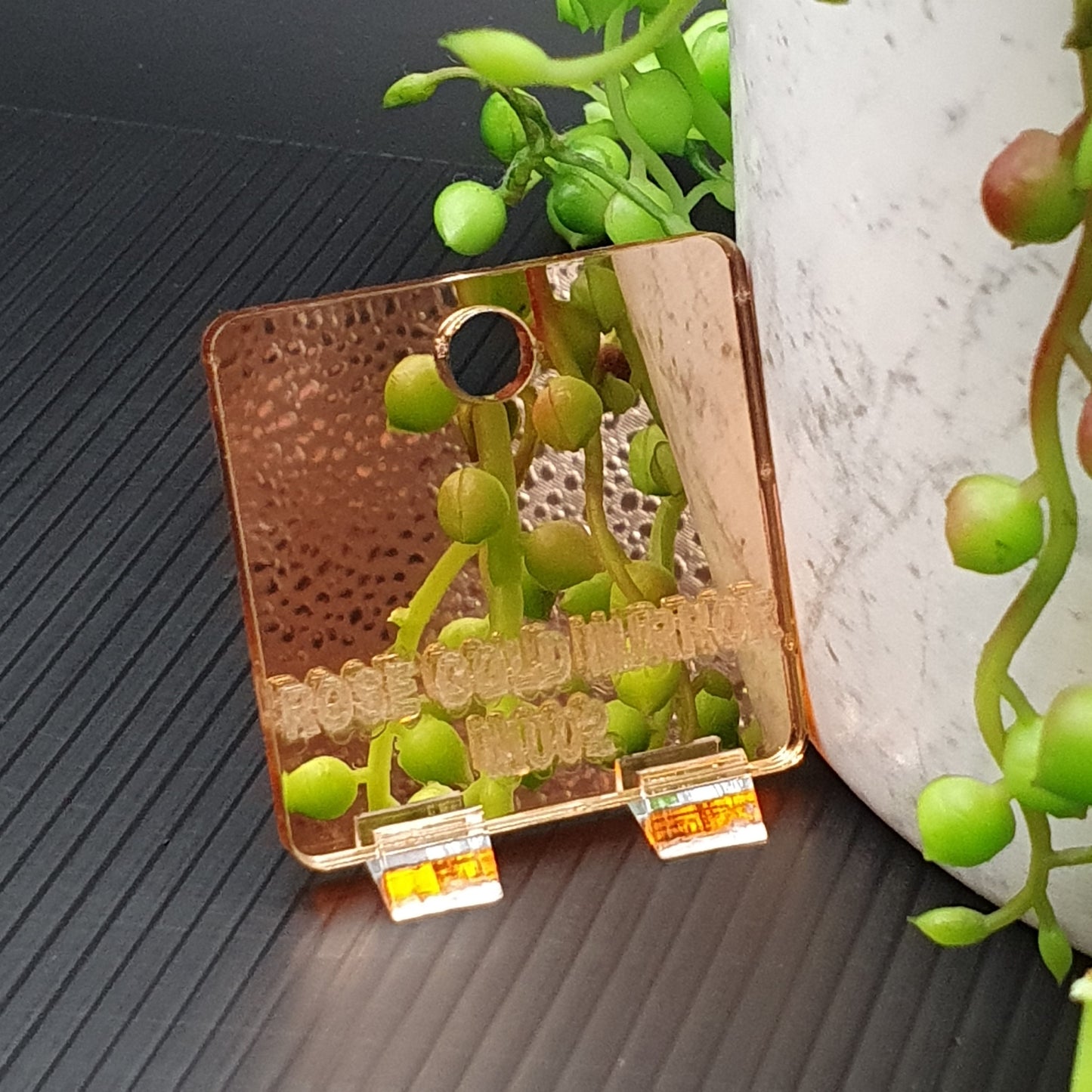 ED005 2pc 34mm Dangle Earring Blank with 10mm Topper Blank - sold as pairs - cut to order