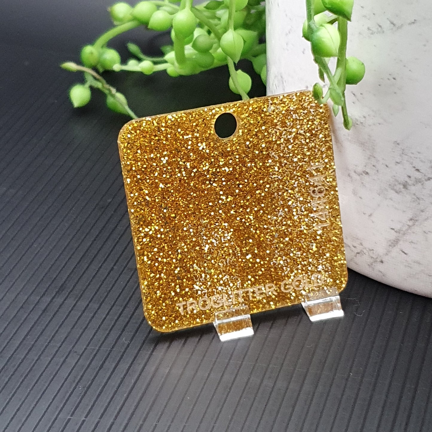 ED007 2pc 30mm Dangle Blank with 16mm Topper Blank - sold as pairs - cut to order