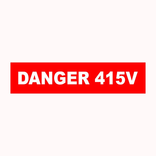 Danger 415V Sign