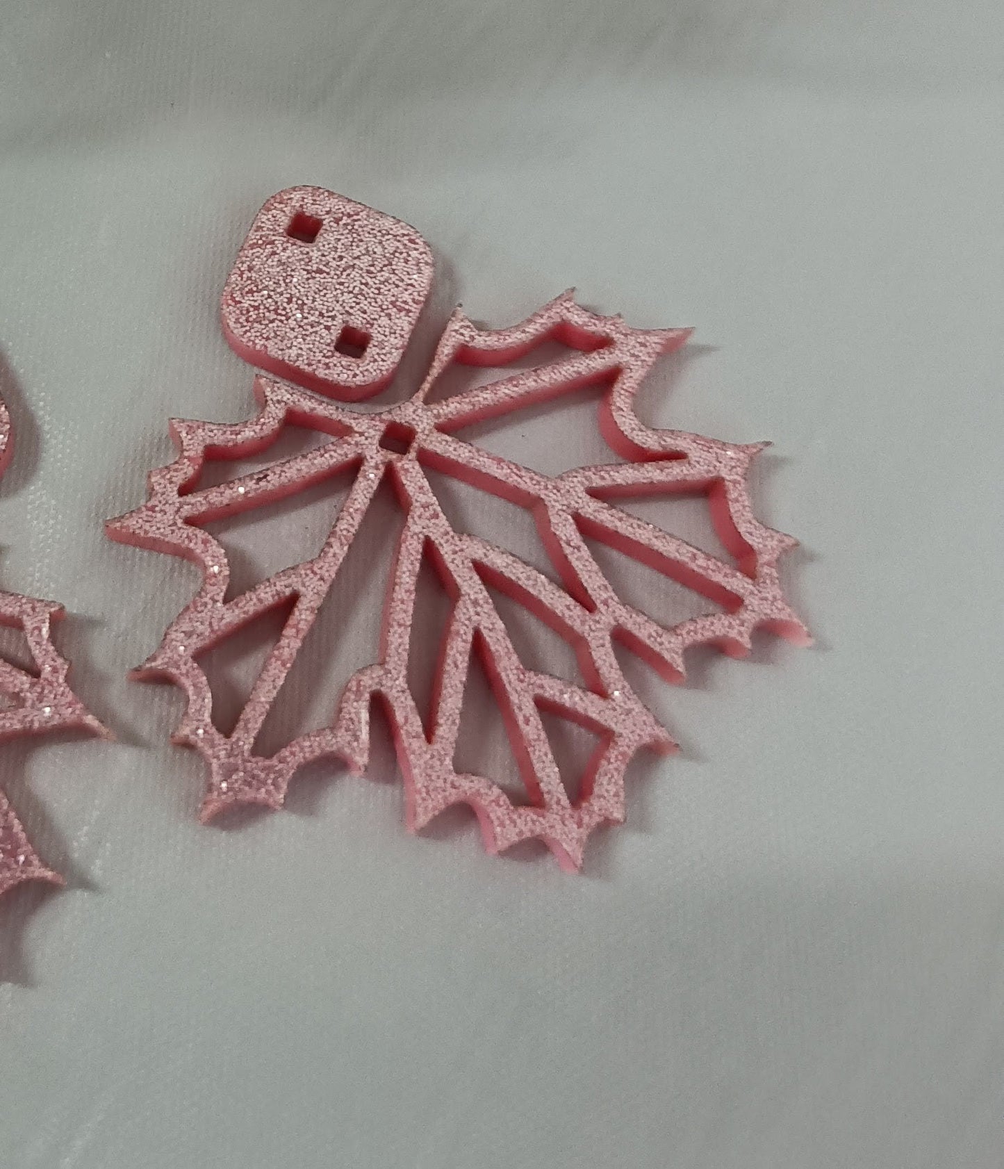 ED001 2pc 34mm Dangle Blank with 14mm Topper Blank - sold as pairs - cut to order