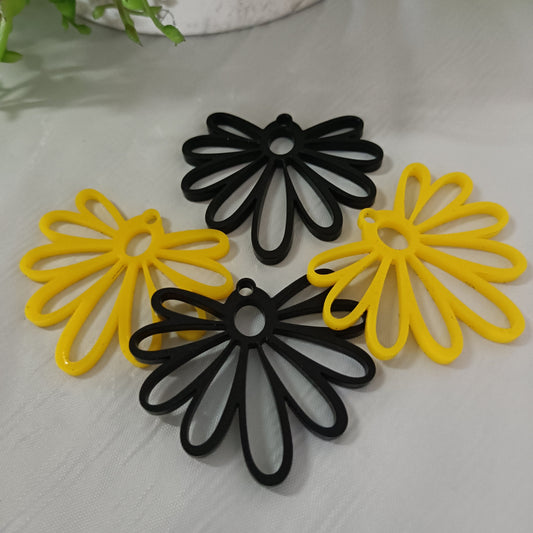 ED013 1pc 25mm Dangle Earring Blank - sold as pairs - cut to order