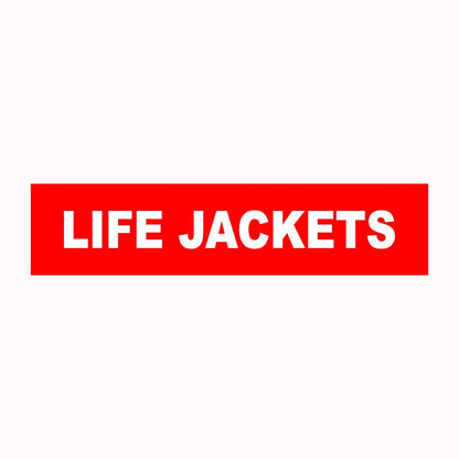 Life Jacket Sign