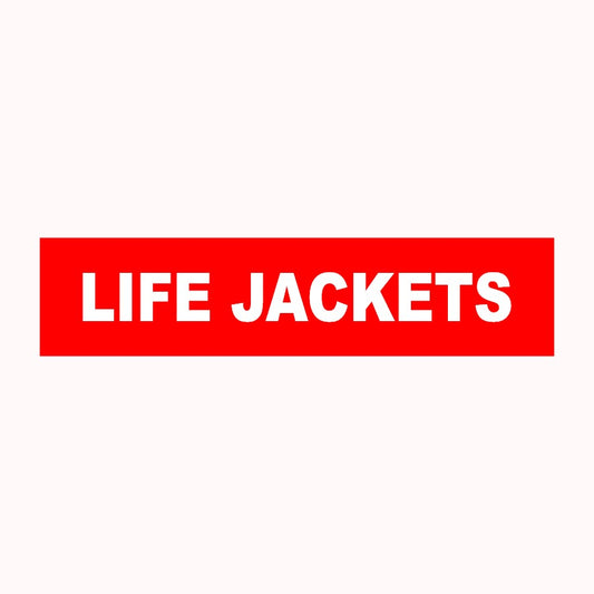 Life Jacket Sign